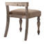 Chaise de salle à manger à motif de bois flotté avec garniture cloutée Birmingham