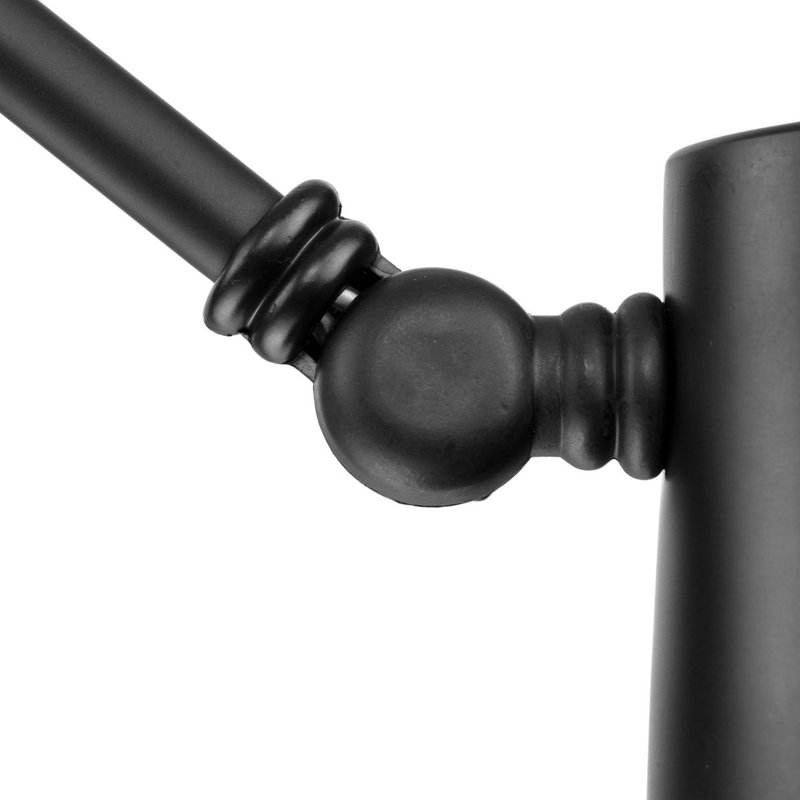 3-Light Chandelier, Noir mat, Noir