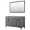 Daria 59'' W Double Bathroom Vanity Base