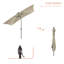 Parasol de marché lumineux 108 po Rosica-1014386776