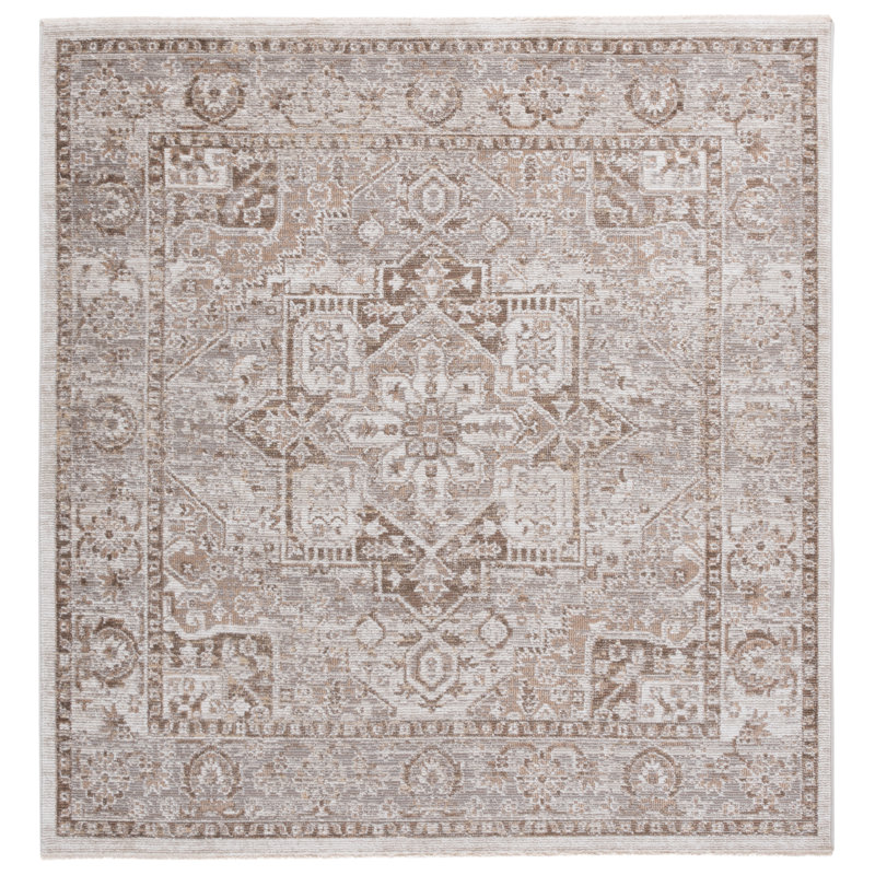 Hazel 500 Performance Oriental Rug, Square 6'