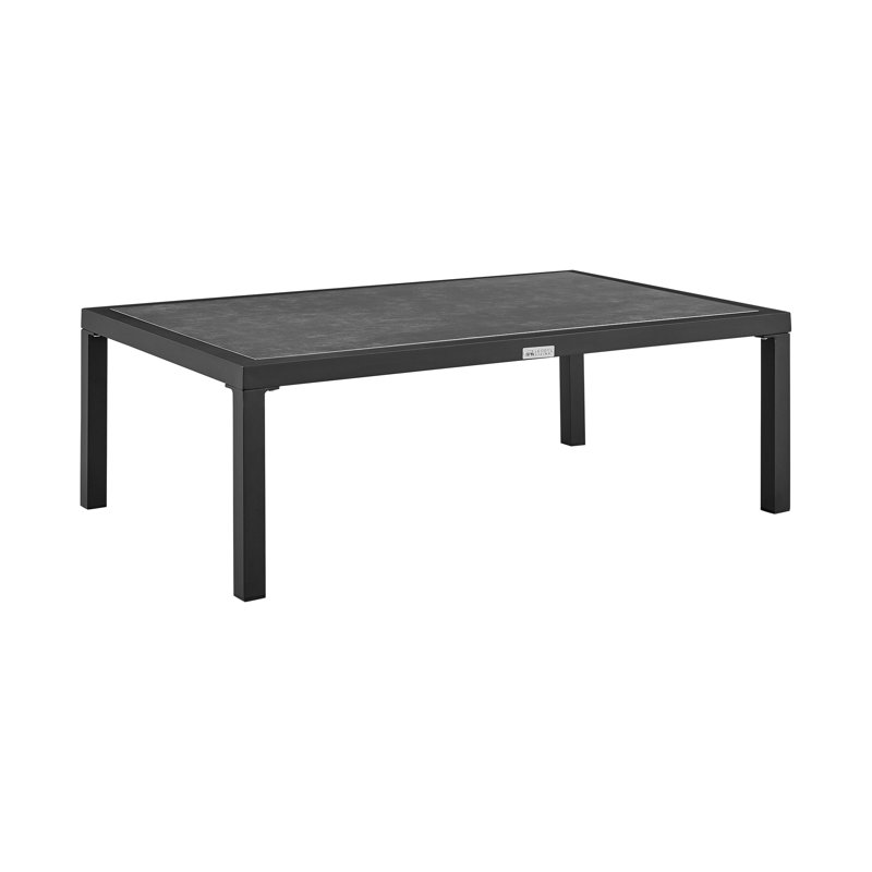 Fen 5 - Person Patio Conversation Set with Cushions, Black