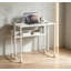 Bureau d'ordinateur pliable, avec sac de rangement, tablette et roulettes pour petits espaces, bureau à domicile