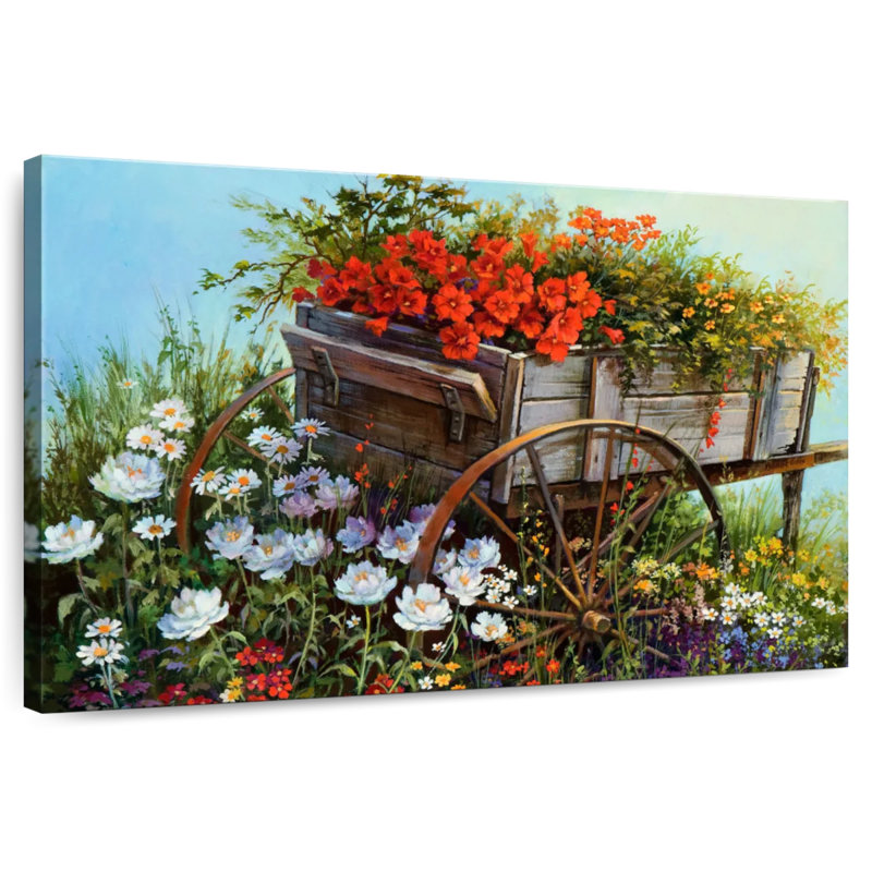 Harnek Flower Cart, 20" H x 30" W