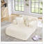 Méridienne rembourrée en velours côtelé rembourré avec assise profonde Living Room-1857495353