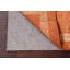 Tapis de couloir oriental orange Gabbeh Kashkoli noué à la main