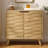Bump Pine Grain Cabinet