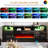 70" Fireplace TV Stand for TVs Up to 80", LED Light Entertainment Center with 36" Fireplace, Storage Cabinet, Media Console Table for Living Room-964468496