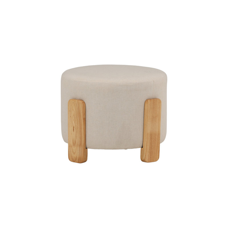 52.5cm Wide Solid Colour Pouffe Ottoman