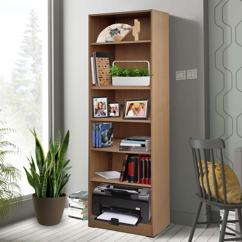 Troche 181.7cm H x 60.2cm W Bookcase, Beech
