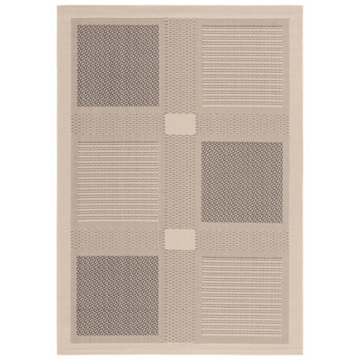 Tapis d'intérieur / extérieur à motif géométrique Dirks Performance