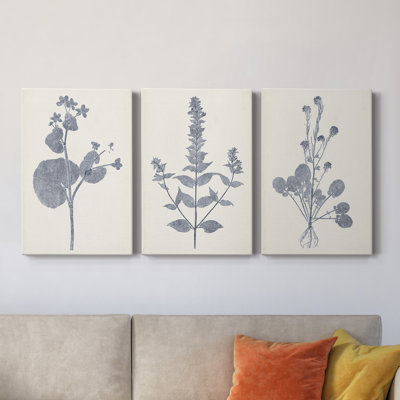 Marine Botanicals VI - Toile tendue avec châssis de qualité supérieure - prête à être accrochée