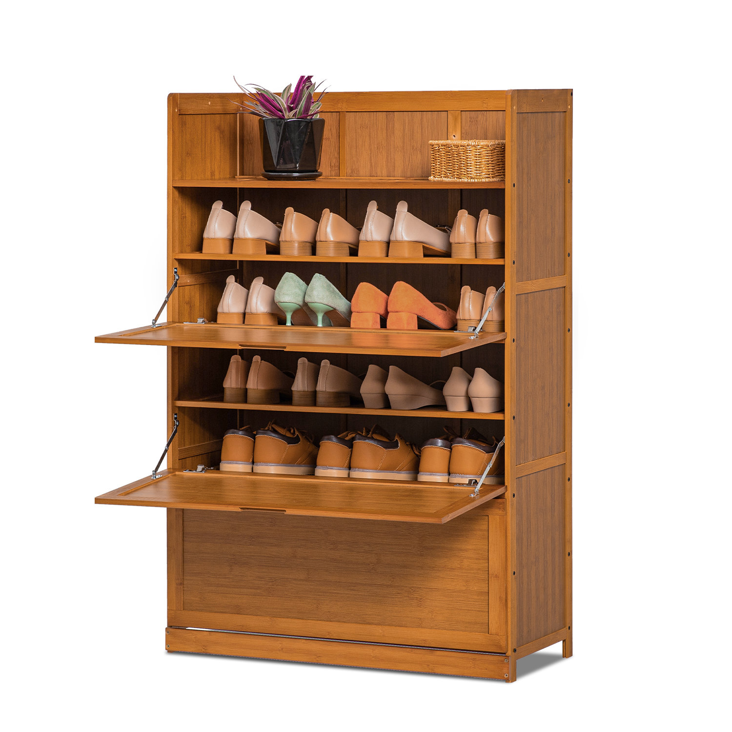 https://assets.wfcdn.com/im/61200245/compr-r85/2021/202123597/7-tier-24-pairs-bamboo-shoe-rack-organizer-cabinet-storage-stand-with-door-for-hallway-entryway.jpg