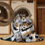  Tapis lavable Canadian Lynx Big Cats-1696880955