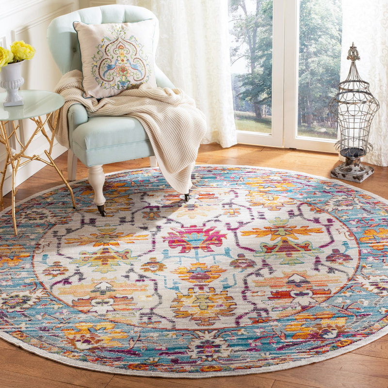 Aponte Performance Oriental Rug, Round 7'