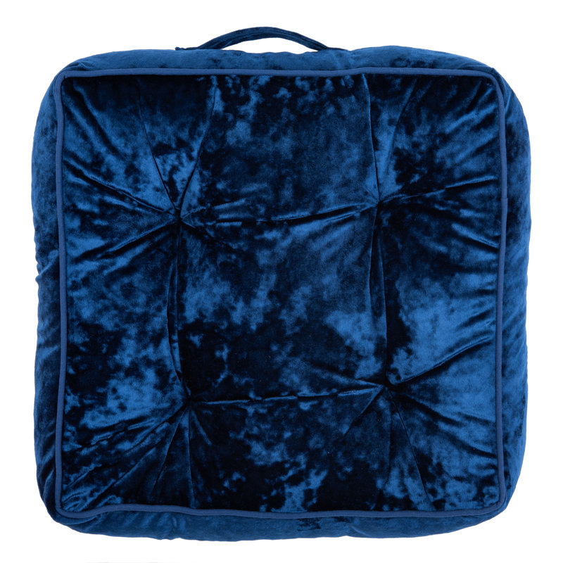 Primrose Floor Pillow, Navy