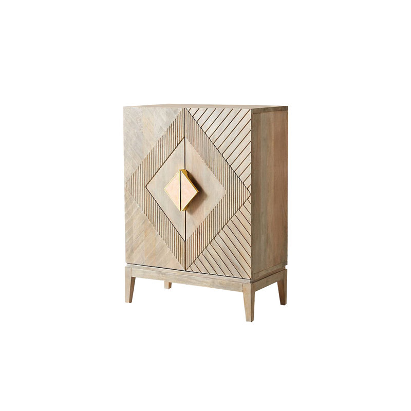 Practical Classical Simple Accent Cabinet Solid Wood Accent Cabinet