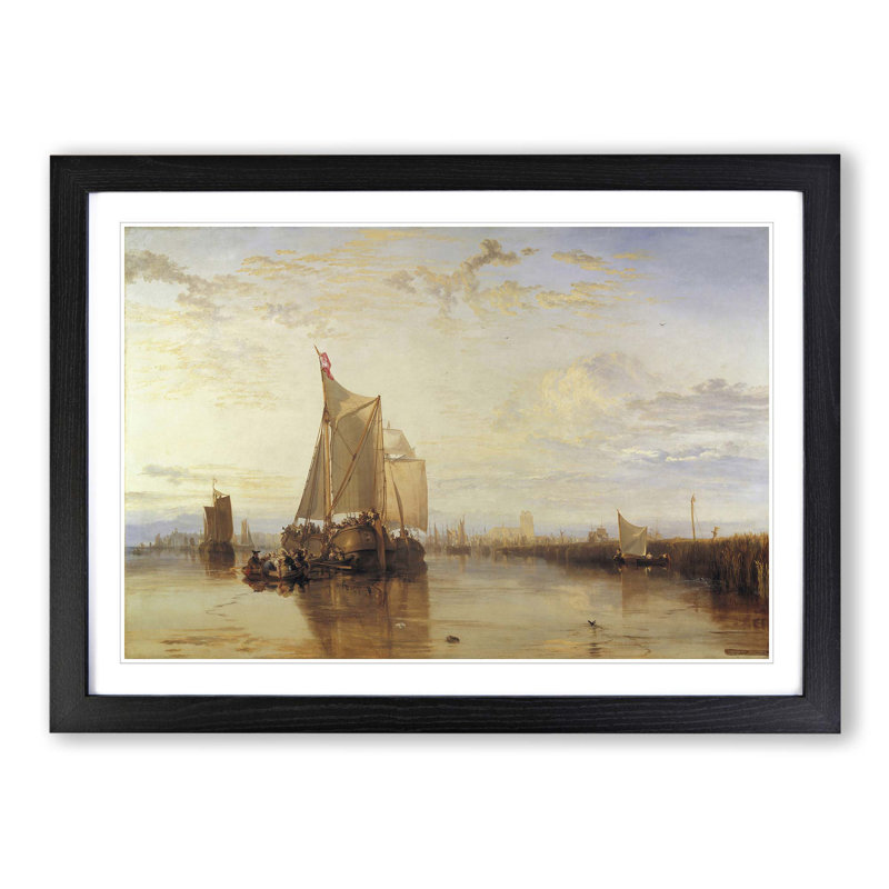 J.M.W. Turner - Single Picture Frame Painting, Black