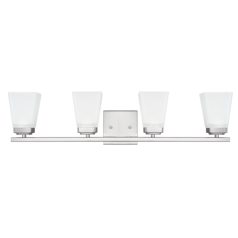 Baxley Dimmable Vanity Light, Brushed Nickel, 4