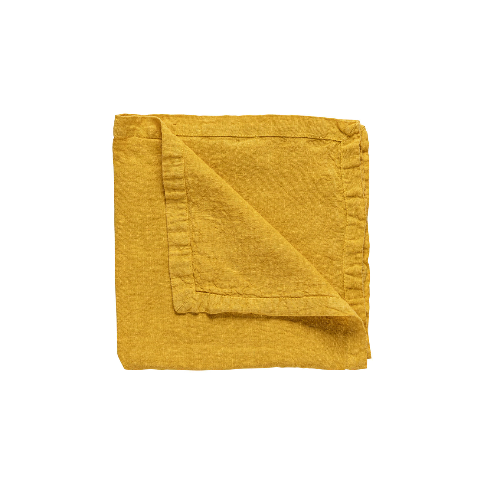 Maria Reversible Linen Placemat, Ceylon Yellow