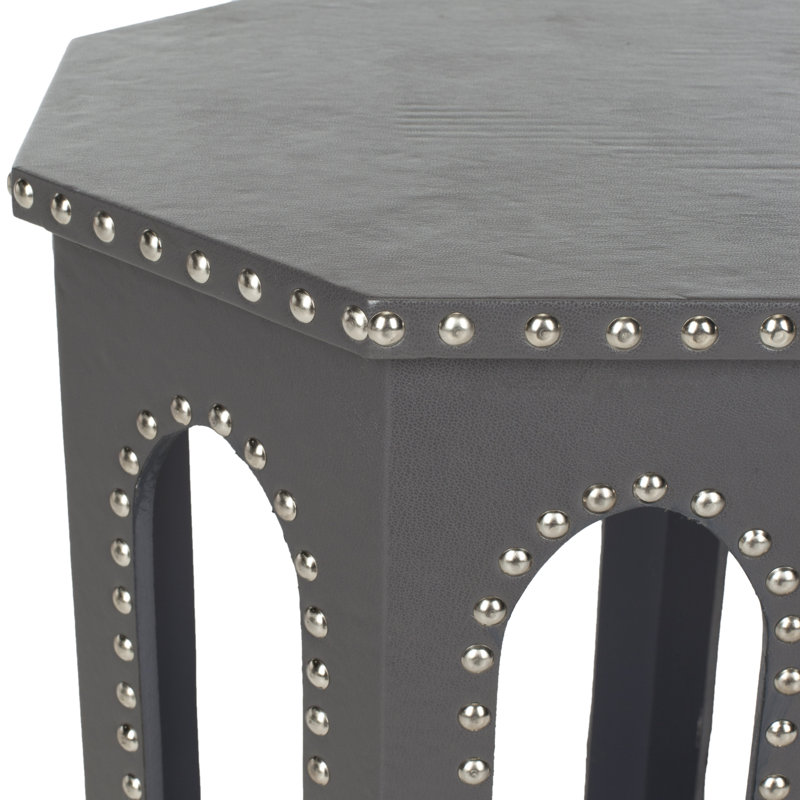 Zane End Table, Grey