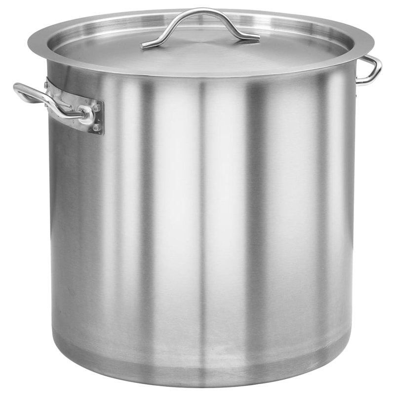 Cloyd Stock Pot 44 L 45x28 cm Stainless Steel, 36cm H x 36cm W