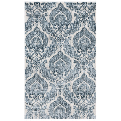 Swink Damask Hand Woven Area Rug