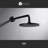 Euro Collection Shower Trim Only: 8" Round Shower Head, Single Handle Set & Rough-in Valve Included - Oil Rubbed Bronze-92460973