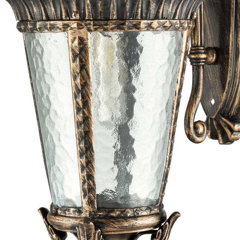 Moa Outdoor Aluminum Wall Light, Bronze