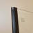 Pivot Single Swing Shower Door, Aluminium Alloy In Matte Black, 1/4" (6Mm) Thick SGCC Tempered Clear Glass.