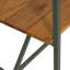 Blue Sky Rectangular Metal Outdoor Dining Table , 86.61cm W 38.19cm D