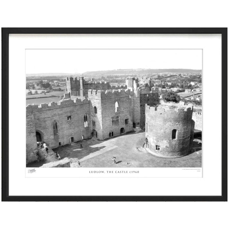 Ludlow, The Castle C1960 - Single Picture Frame Print, 60cm H x 80cm W x 2.3cm D