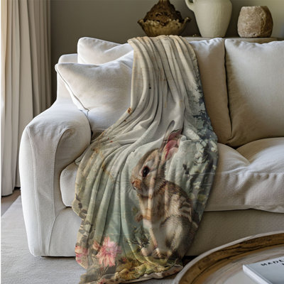 «Ephemera's Enchanted Haven» - couverture en sherpa de qualité supérieure - reproduction d'art luxueuse
