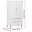 Neeme 2 Door Solid + Manufactured Wood Wardrobe-980325154