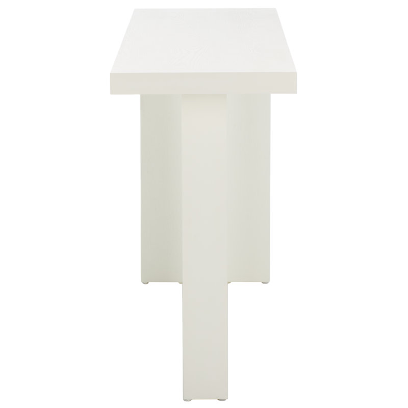 Aava 47" Solid Wood Console Table, Ivory