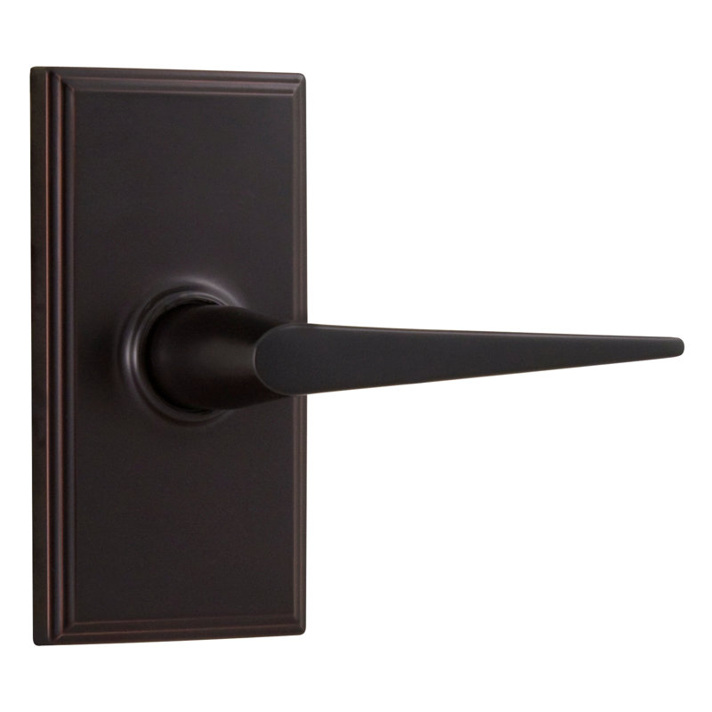 Poignée de porte de passage Urbana, Bronze huilé