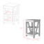 Table d'appoint Rossville, salon, blanc-121382027