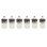 Spode Delamere Spice Jars S/6 2X4.5"