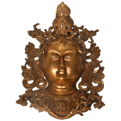 Masque de déesse déesse Tara (divinité bouddhiste tibétaine)
