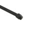 Chaise brun foncé (2) + table d'appoint noire