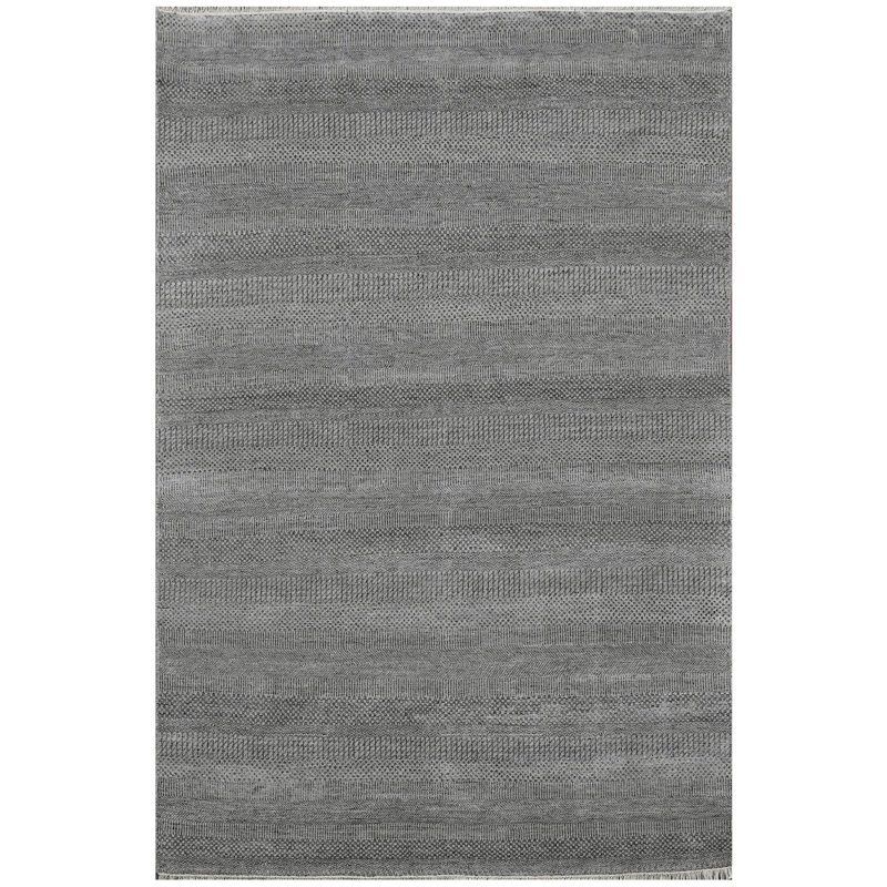 One-of-a-Kind Rectangle 5'11" X 8'9" Hand Knotted Area Rug
