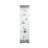 Black Glass Display Cabinet with Door - 4 Shelf Floor Standing Curio Cabinet for Living Room, Bedroom, Office - Tempered Glass Shelves, Dustproof Display Case