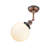 Chippewa Glass Semi Flush Mount