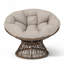 Fauteuil ergonomique confortable en osier avec coussin épais et pivotant à 360 degrés-1649939318-1649939319