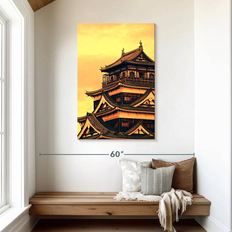 Lilie Hiroshima Castle, H 45 po x l 30 po