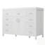 Meuble-lavabo de salle de bain avec lavabo, 2 portes, 8 tiroirs, système de fermeture en douceur, conception classique-329138852
