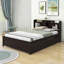 Halvorsen Full Size Wood Platform Bed with Twin Size Trundle and Storage-318649410