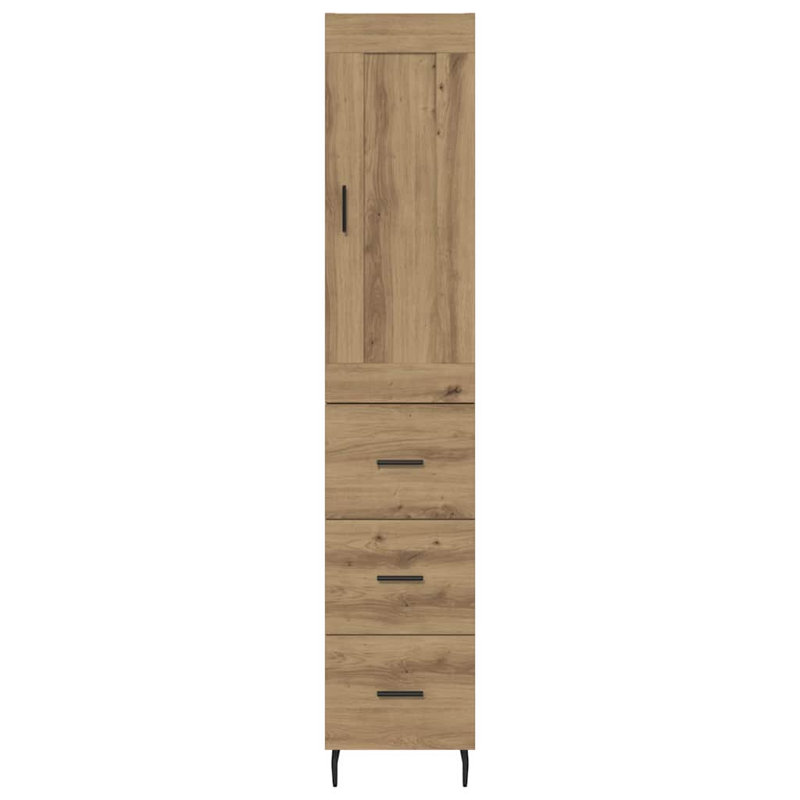34.5cm Sideboard, Artisan Oak