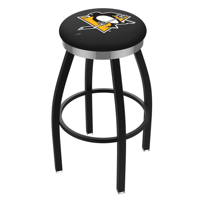 NHL 36" Swivel Bar Stool, Pittsburgh Penguins