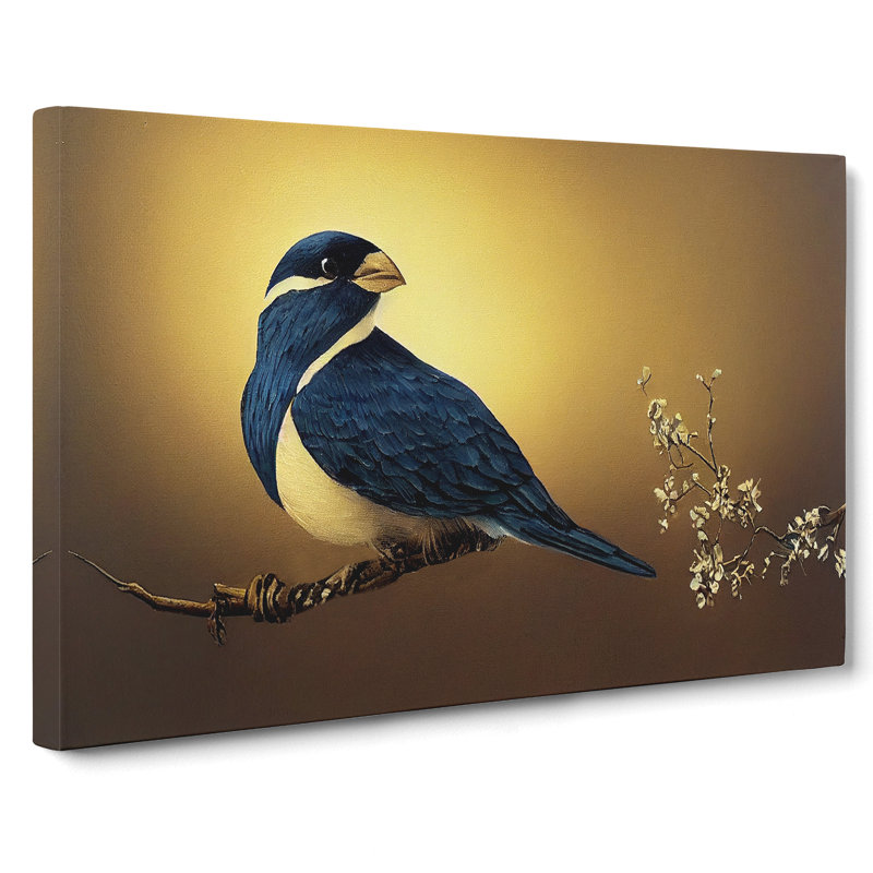 Contemporary Bird - Wrapped Canvas, 40cm H x 60cm W x 3cm D